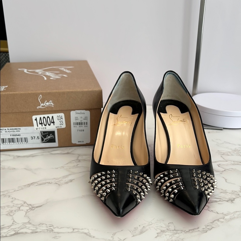 Christian Louboutin  Baretta Studded 70mm Pump
